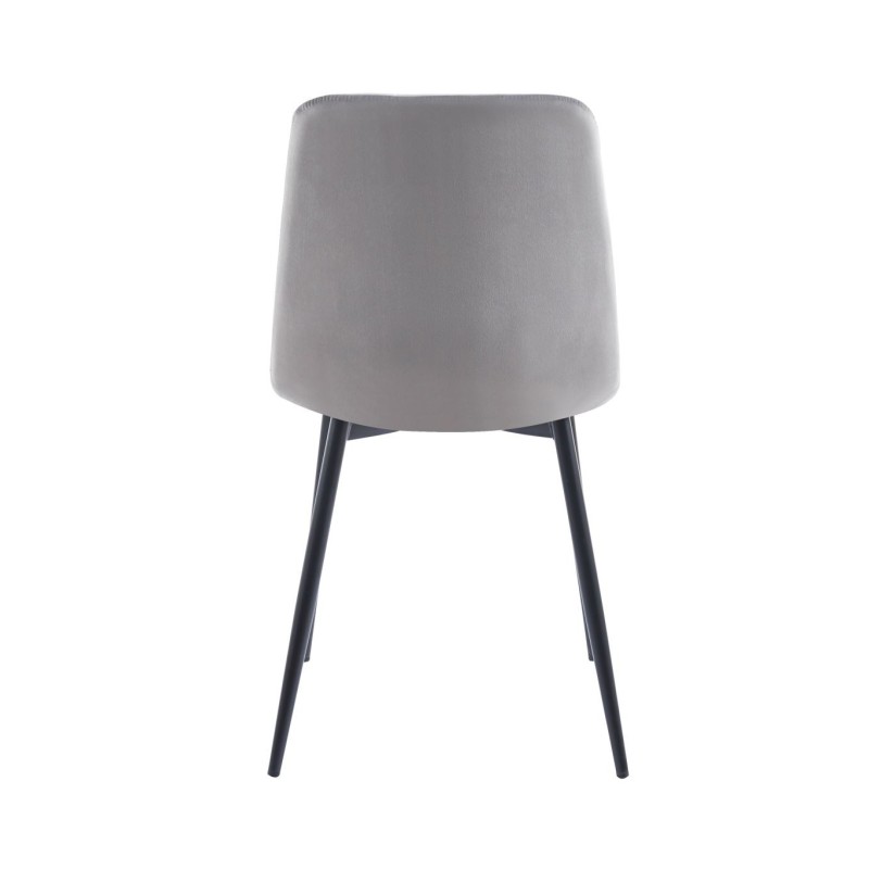 Silla de terciopelo (gris) Silla de terciopelo (gris)