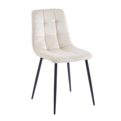Silla de terciopelo (beige)