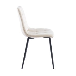 Silla de terciopelo (beige) Silla de terciopelo (beige)