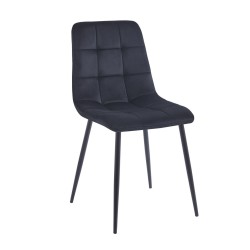 Silla de terciopelo (negra)