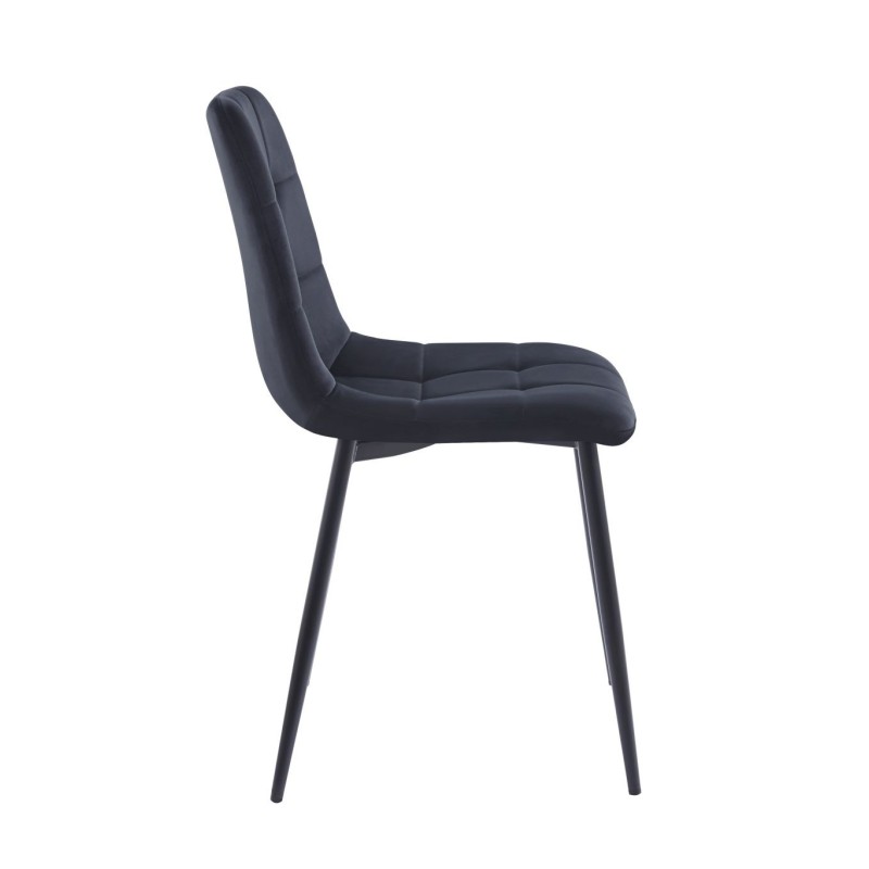 Silla de terciopelo (negra) Silla de terciopelo (negra)
