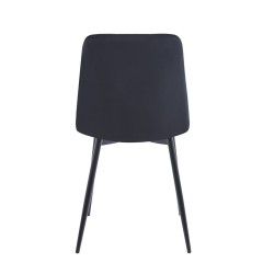 Silla de terciopelo (negra) Silla de terciopelo (negra)