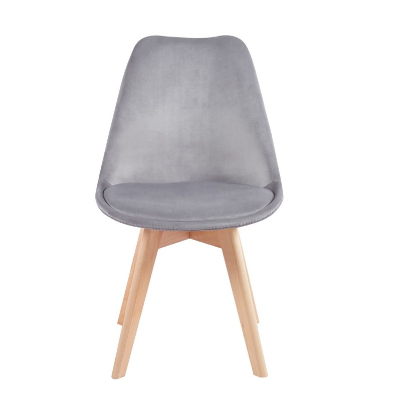 Silla de terciopelo (gris) Silla de terciopelo (gris)