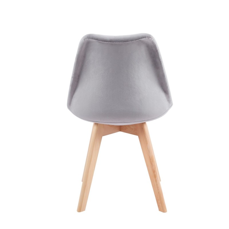 Silla de terciopelo (gris) Silla de terciopelo (gris)