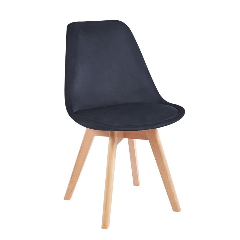 Velvet chair (black) Velvet chair (black)