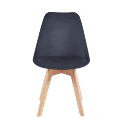 Silla de terciopelo (negra) Silla de terciopelo (negra)