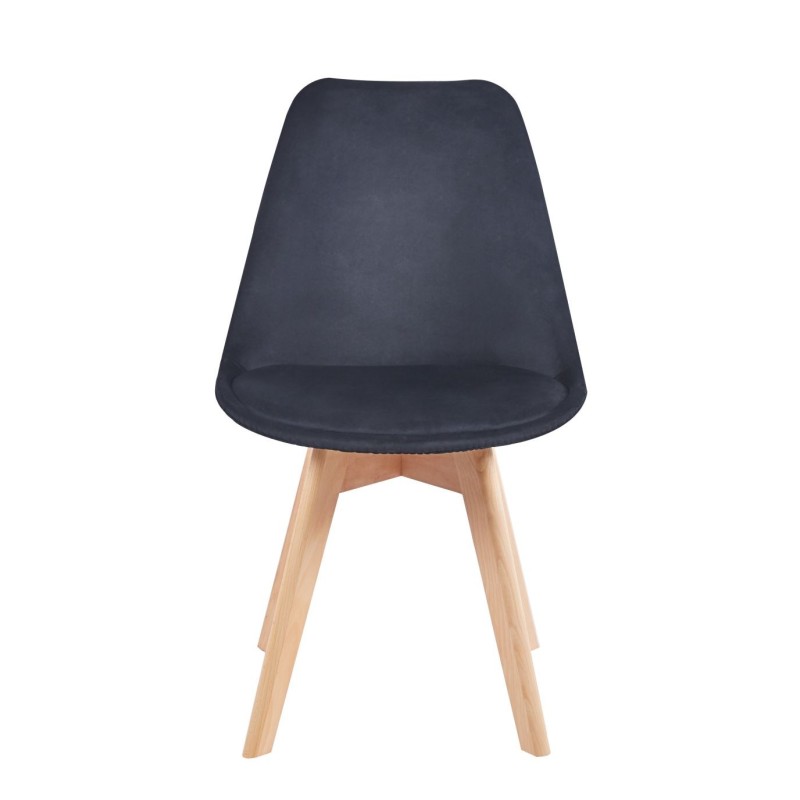 Silla de terciopelo (negra) Silla de terciopelo (negra)