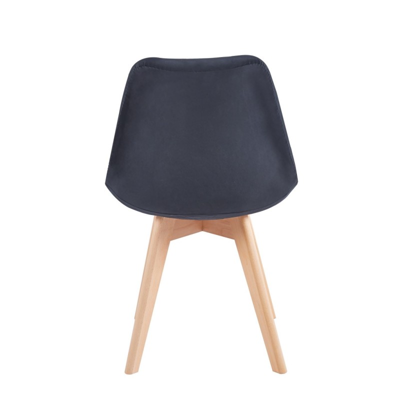 Silla de terciopelo (negra) Silla de terciopelo (negra)