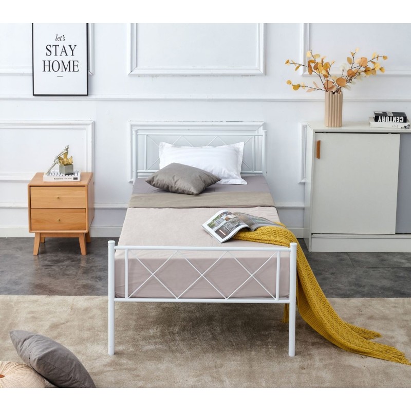 Metal bed 90x200 (white) Metal bed 90x200 (white)