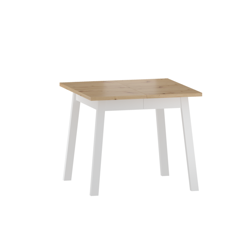 Mesa extensible (roble artesano/blanco) 90x90(125) Mesa extensible (roble artesano/blanco) 90x90(125)