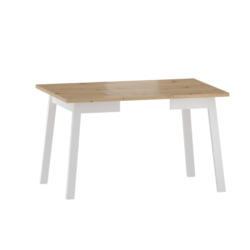 Mesa extensible (roble artesano/blanco) 90x90(125) Mesa extensible (roble artesano/blanco) 90x90(125)