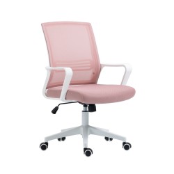 Pink swivel chair