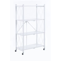 Estantería de metal R4-FX (4P) (blanco)