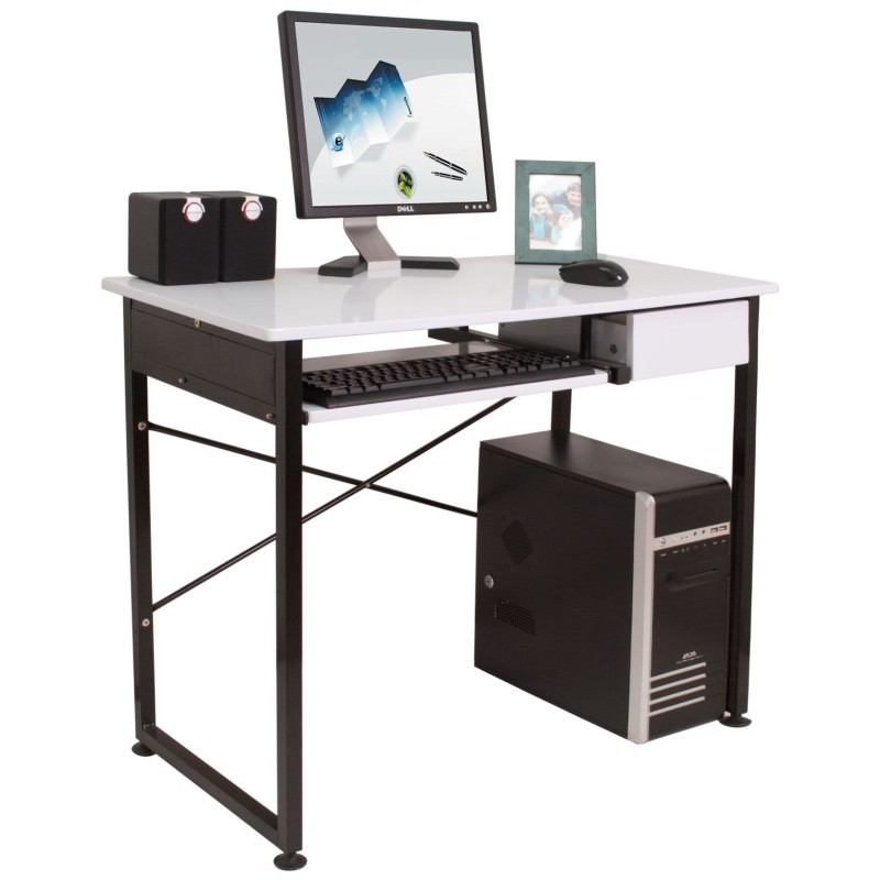 (CT-1156) Desk (white/black) (CT-1156) Desk (white/black)