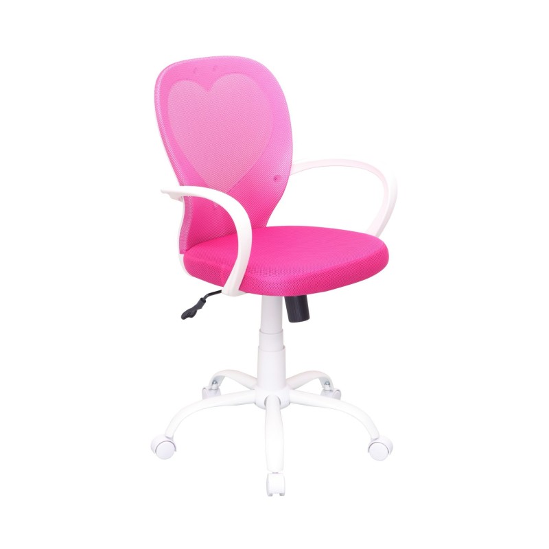 (QZY-1447) Swivel chair (pink) (QZY-1447) Swivel chair (pink)