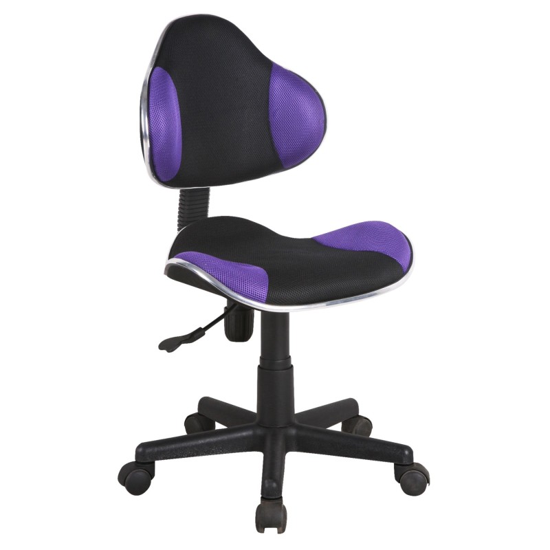 (QZY-G2B) Swivel chair (purple/black) (QZY-G2B) Swivel chair (purple/black)