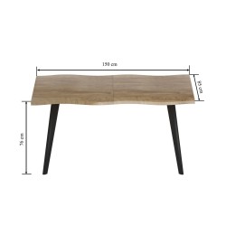 Ausziehbarer Tisch (natürliche Eiche) 89x150(210) Ausziehbarer Tisch (natürliche Eiche) 89x150(210)