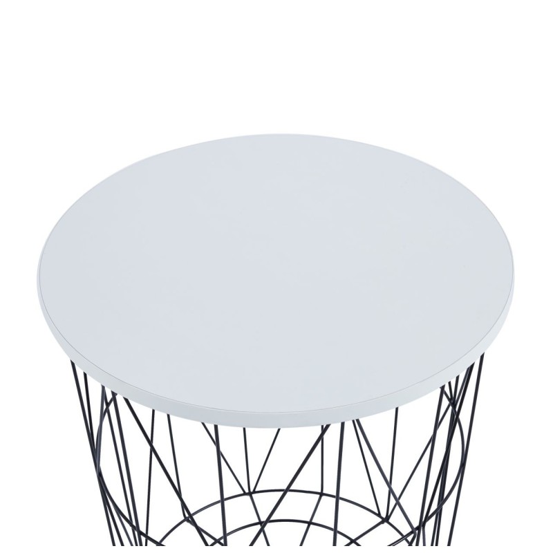 Mesa (blanca + estructura negra) Mesa (blanca + estructura negra)
