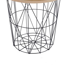 Mesa de centro (roble natural + estructura negra) Mesa de centro (roble natural + estructura negra)
