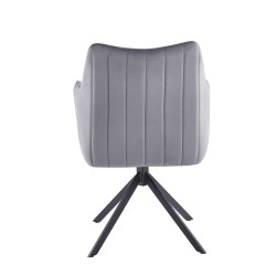 Silla de terciopelo (gris) Silla de terciopelo (gris)