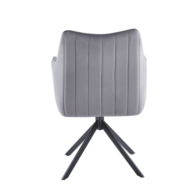 Silla de terciopelo (gris) Silla de terciopelo (gris)
