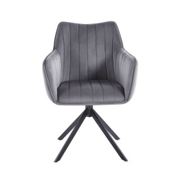 Silla de terciopelo (gris) Silla de terciopelo (gris)
