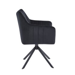 Silla de terciopelo (negra) Silla de terciopelo (negra)