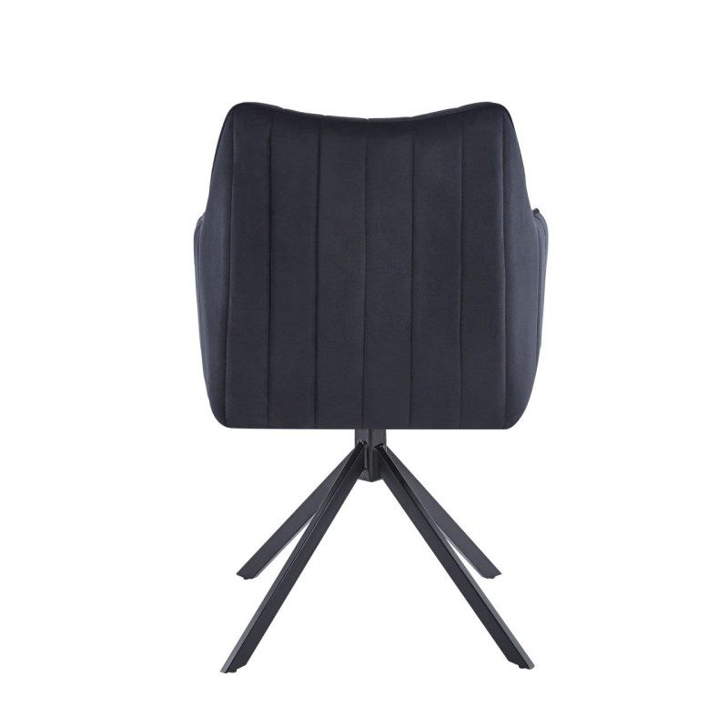 Silla de terciopelo (negra) Silla de terciopelo (negra)