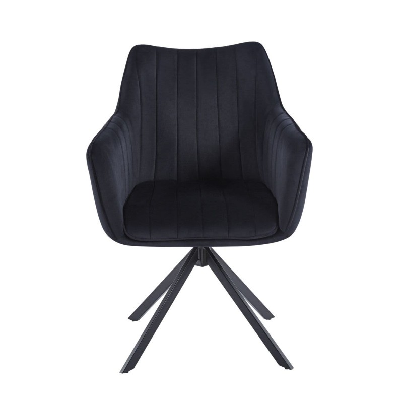 Silla de terciopelo (negra) Silla de terciopelo (negra)