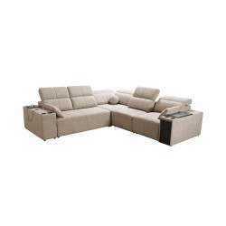 Milano III corner sofa with a sleeping function - elegance and functionality in one!