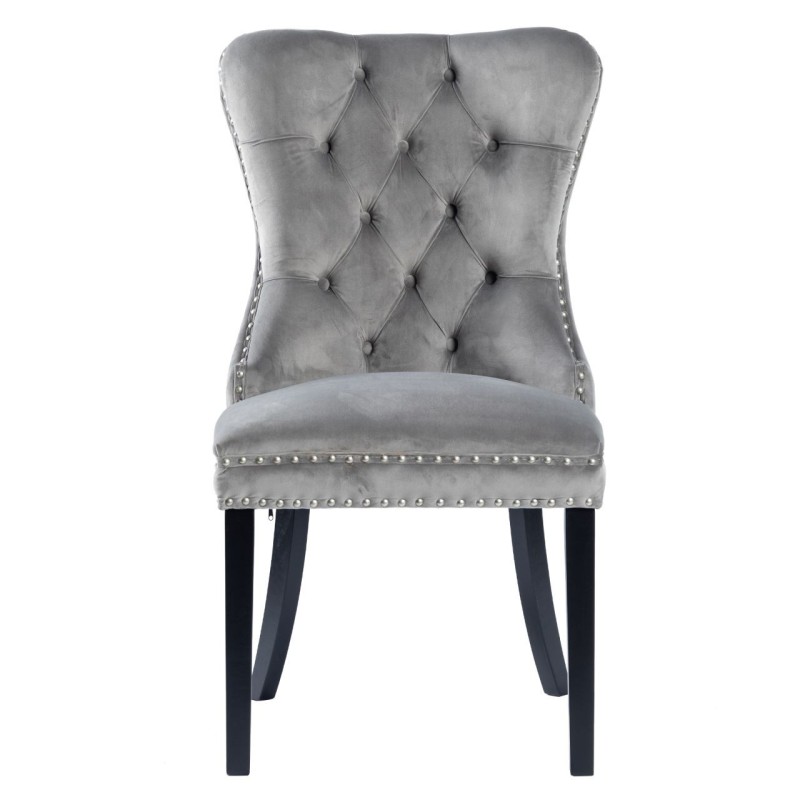 Silla de terciopelo (gris) Silla de terciopelo (gris)