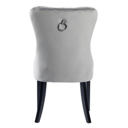 Silla de terciopelo (gris) Silla de terciopelo (gris)
