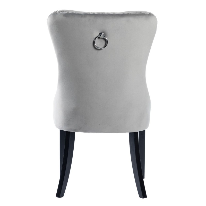 Silla de terciopelo (gris) Silla de terciopelo (gris)