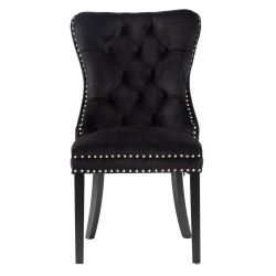 Silla de terciopelo (negra) Silla de terciopelo (negra)
