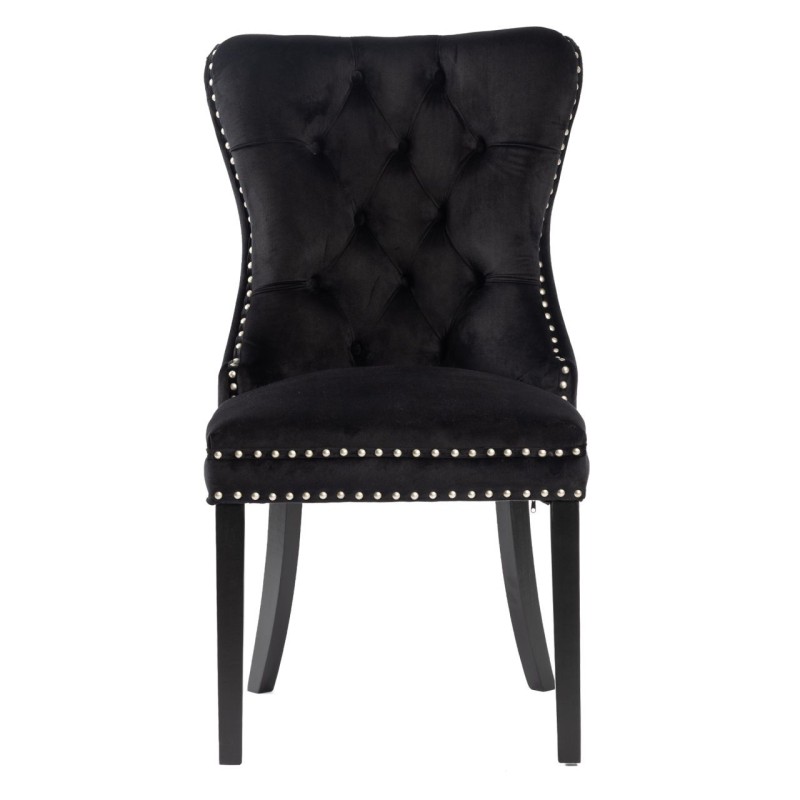 Silla de terciopelo (negra) Silla de terciopelo (negra)