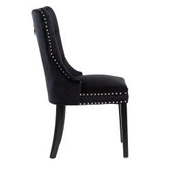 Silla de terciopelo (negra) Silla de terciopelo (negra)