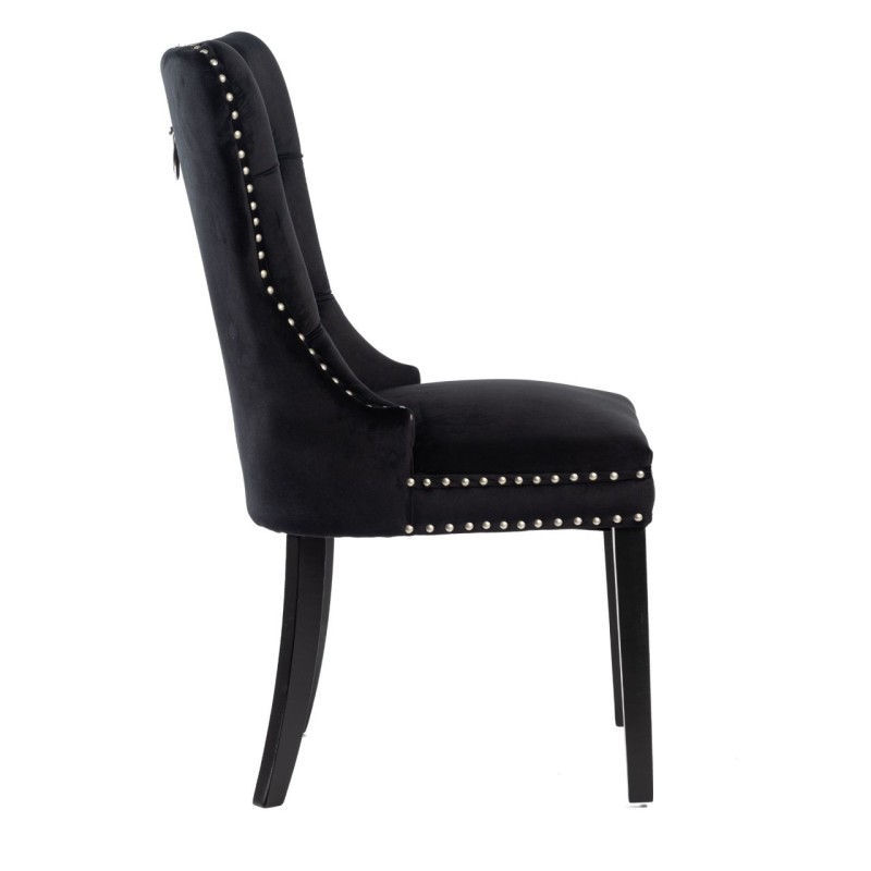 Silla de terciopelo (negra) Silla de terciopelo (negra)