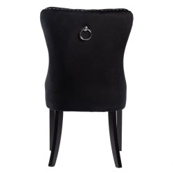Silla de terciopelo (negra) Silla de terciopelo (negra)