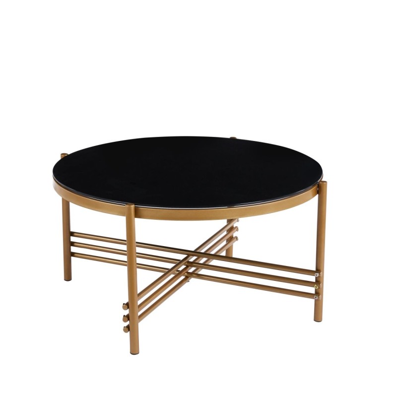 Black bench (gold frame)
