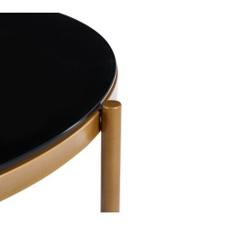 Mesa negra (estructura dorada) Mesa negra (estructura dorada)