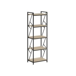 R2-FX Shelf (5P) (Sonoma Oak/Black Frame) R2-FX Shelf (5P) (Sonoma Oak/Black Frame)