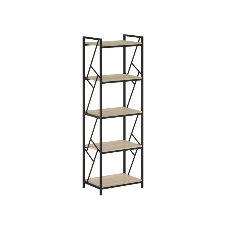 R2-FX Shelf (5P) (Sonoma Oak/Black Frame) R2-FX Shelf (5P) (Sonoma Oak/Black Frame)