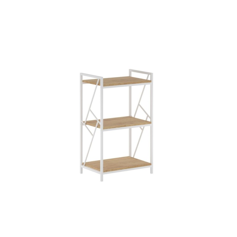 Shelf R2-FX (3P) (natural oak/white frame) Shelf R2-FX (3P) (natural oak/white frame)