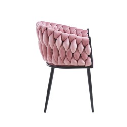 Krzesło velvet (różowe) Krzesło velvet (różowe)