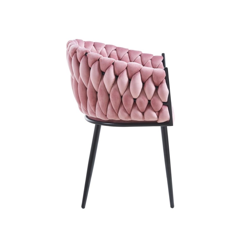 Silla de terciopelo (rosa) Silla de terciopelo (rosa)