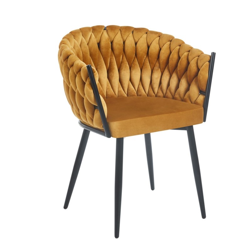 Velvet chair (curry) Velvet chair (curry)
