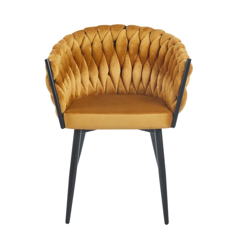 Velvet chair (curry) Velvet chair (curry)
