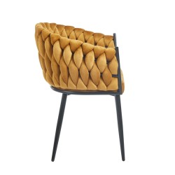Velvet chair (curry) Velvet chair (curry)