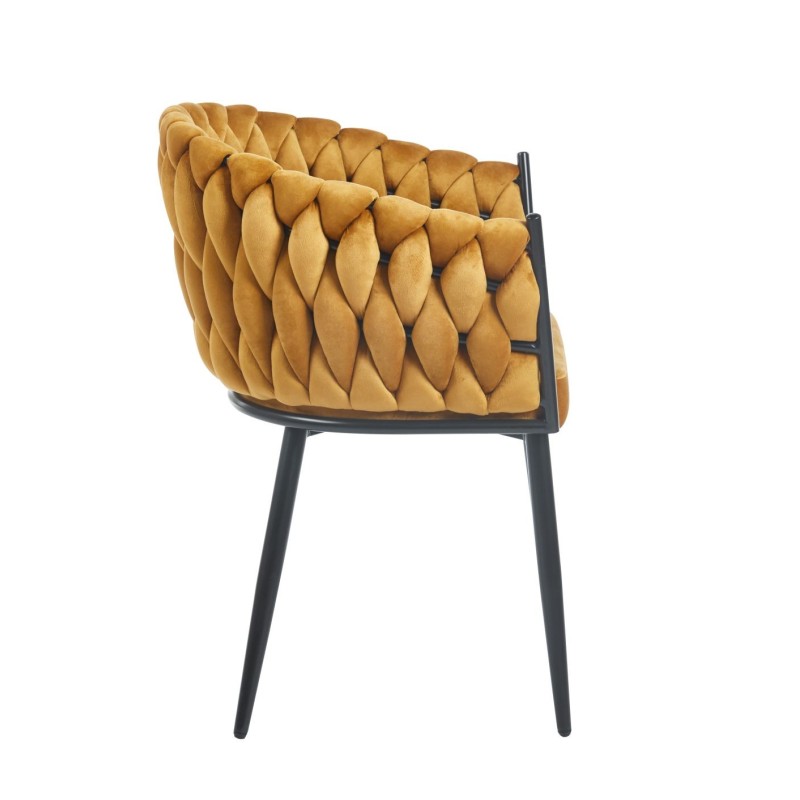Velvet chair (curry) Velvet chair (curry)