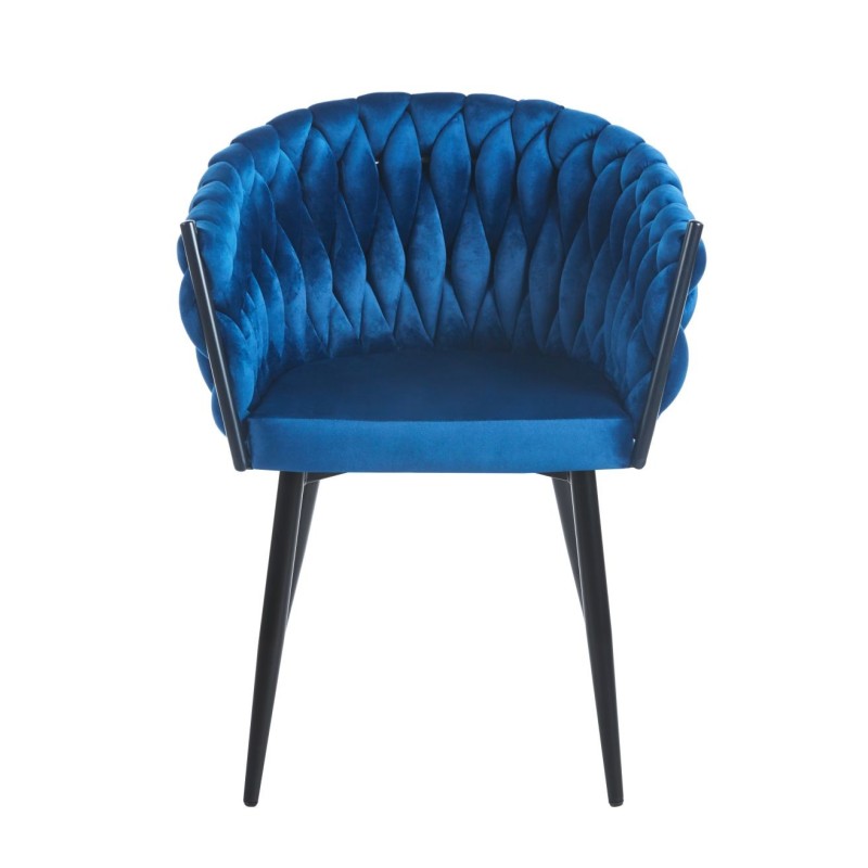 Velvet chair (blue) Velvet chair (blue)